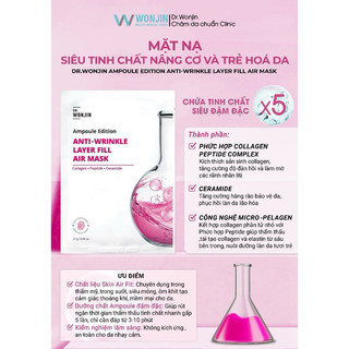 Mặt nạ Dr. Wonjin W.Therapy Sheet Mask Ampoule Edition