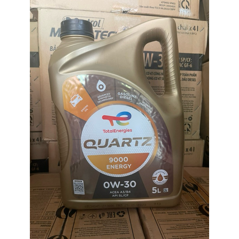 Dầu Nhớt Total quartz 9000 0w30 Can 5L