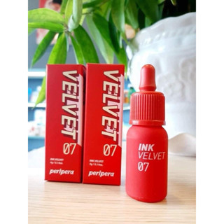 [DATE 2024 TEM PHỤ] SON KEM PERIPERA INK VELVET 07 GIRRLISH RED