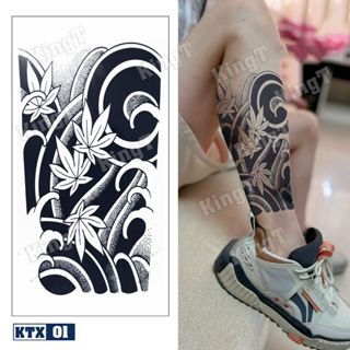  Hình xăm dán nhật cổ hoa đào 15 ngày nửa tay lửng tay xăm chống nước hoa đào  lá phong cá chép 