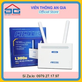 Bộ phát wifi 3g/4g aptek l300e 2 cổng lan | wi-fi router aptek 4g/lte wifi chuẩn n 300mbps