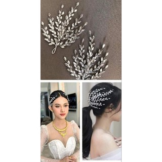 các mẫu cài tóc cô dâu hót
