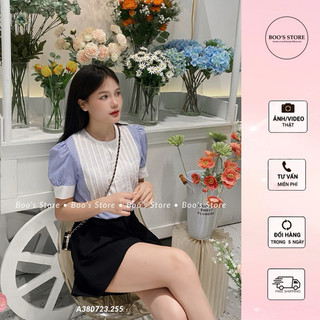 Áo somi dài tay form thụng hàng thiết kế boo's store