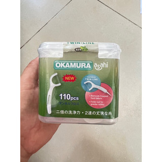 Okamura - Hộp tăm chỉ kẽ AH-OK (60 cây/110 cây)