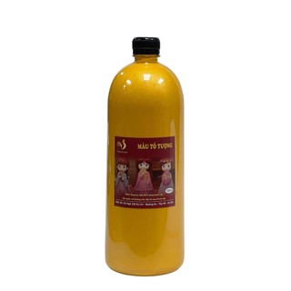 Màu Tô Tượng Nhũ HUNGACOLOR Loại Pha Sẵn Chai 1000ml Có Vòi Nhấn/Nắp Bật Kèm Theo Để Sử Dụng