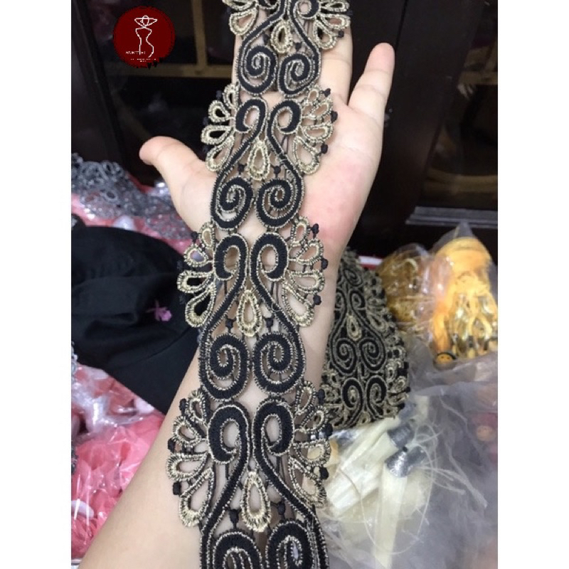 ren viền ánh kim phụ kiện may mặc