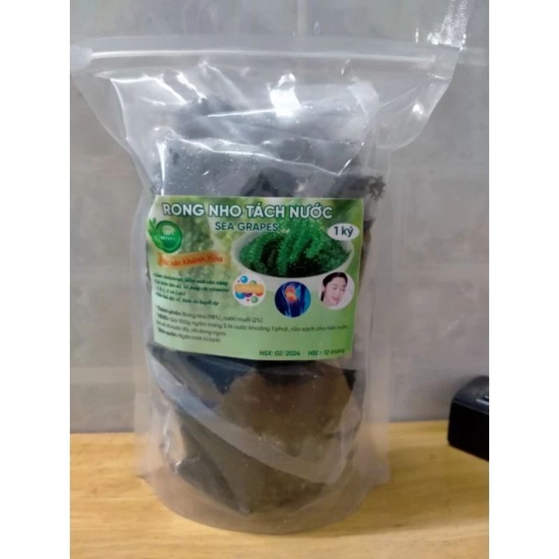 1 ký rong nho nước 10 gói 100g,loại 1 tách nhiệt xuất nhật