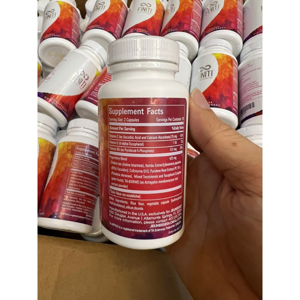 Finiti Jeunesse Mỹ tế bào gốc chống lão hóa da, tăng cường hệ miễn dịch và lấy lại tuổi thanh xuân