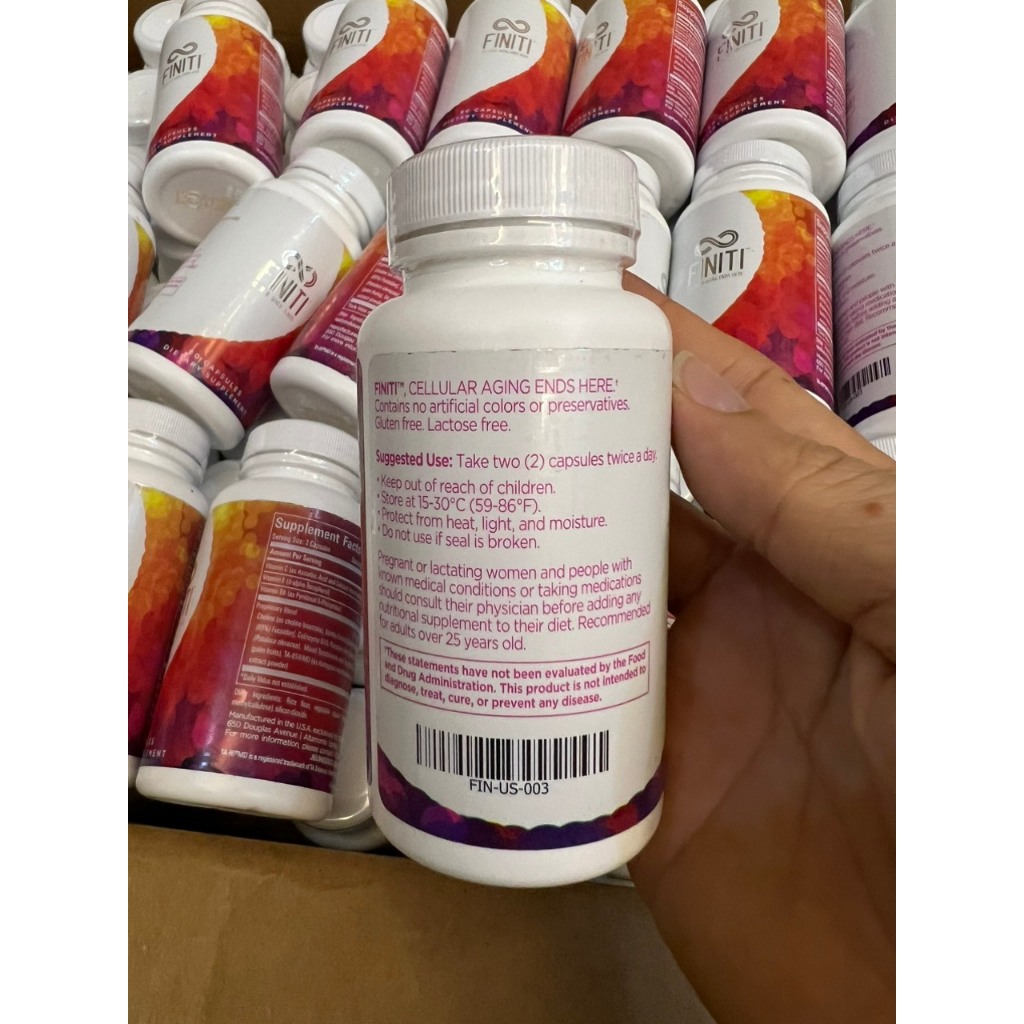 Finiti Jeunesse Mỹ tế bào gốc chống lão hóa da, tăng cường hệ miễn dịch và lấy lại tuổi thanh xuân