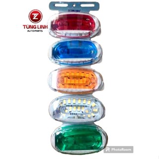 Đèn sườn bầu dục mới siêu sáng - chống nước tốt điện áp 24V dùng cho ô tô - xe tải
