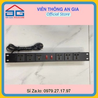 Thanh nguồn Tủ rack 6 port không CB| Thanh nguồn Tủ rack 6 cổng đa năng không CB