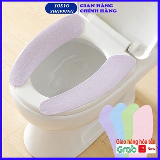 Set 2 miếng dán lót bồn cầu cao cấp