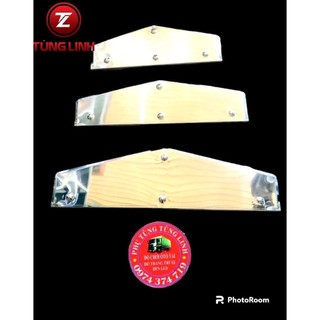 Bộ 2 chiếc nẹp chắn bùn inox dầy kt size 40 - 45 - 50 - 60 cm hàng loại 1, ốp vào băng tải chắn bùn loại tốt