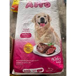 XẢ KHO - GIÁ SỐC - 20kg ( Dạng xá ) Apro Adult Grilled Beef Flavor - Apro Dog Thức ăn chó Hồng