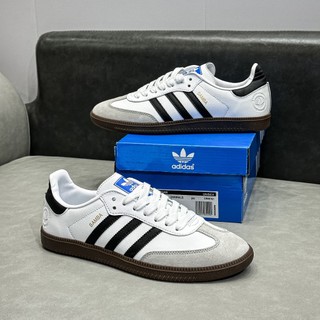 Giày Sneaker Samba Vegan Trắng Đế Nâu LikeAuth