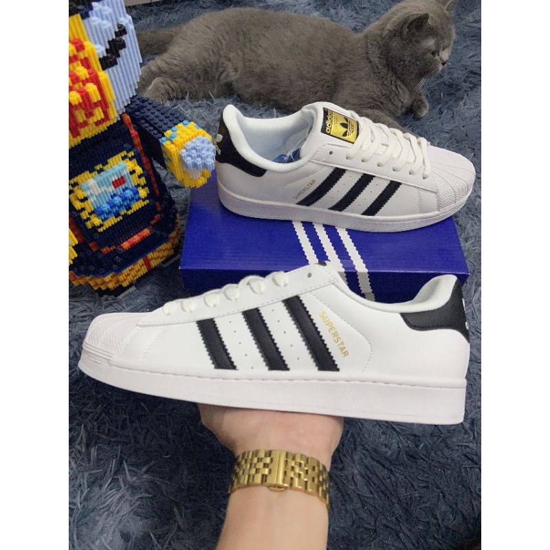 Giày Adidas superstar, sò tem vàng hàng cao cấp Full Box