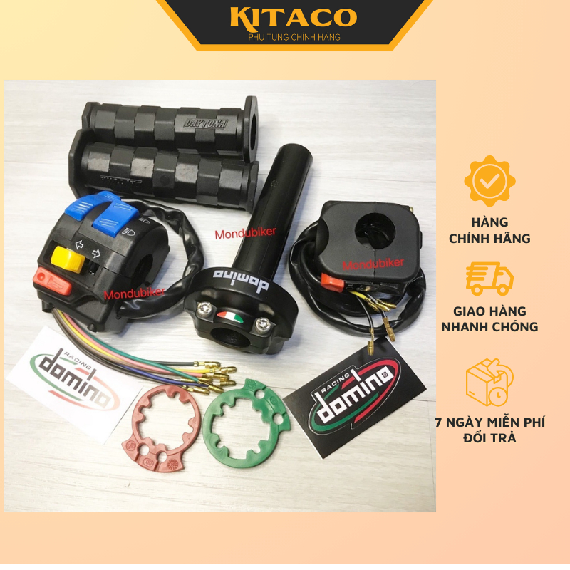 Combo Cùm FZ Trái Phải + Cùm Tăng Tốc domino + Bao Tay Daytona gắn mọi loại xe Máy,xe điện