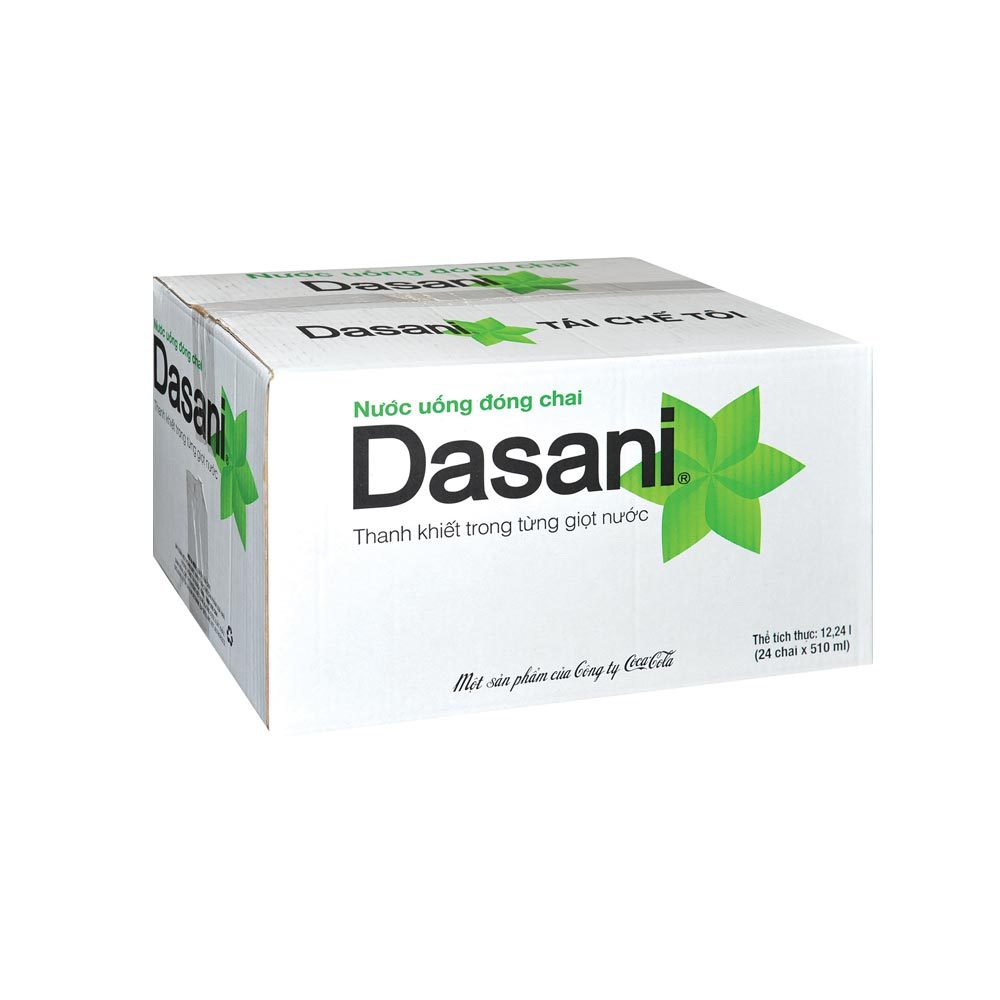 Thùng 24 chai Nước suối Dasani 24x350ml