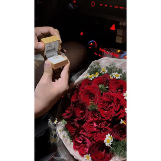  Vỏ Hộp nhẫn đơn   nhẫn cầu hôn    1 chiếc  hãng P N J 