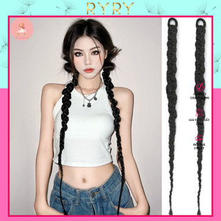 Đuôi tóc giả nữ tết bím dài, đẹp, trendy, sang chảnh 60cm - Phụ kiện RYRY