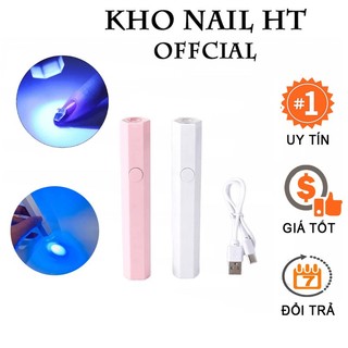 Bút hơ gel mini 1 ngón tay tích điện, máy hơ mini gel móng cầm tay tiện lợi