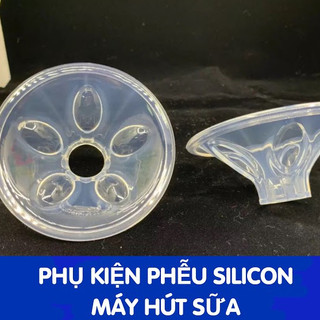 Phụ kiện 2 phễu massage silicone cho máy hút sữa Realbubee / Ichiko