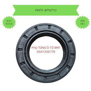 Phớt chắn dầu , thông số 4012, 40x62x12, cao su