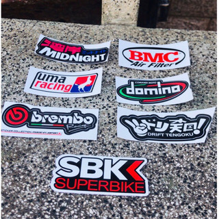 Tem Logo Sticker Tên Nhiều Thương Hiệu Lẻ Decal chống Thấm nước