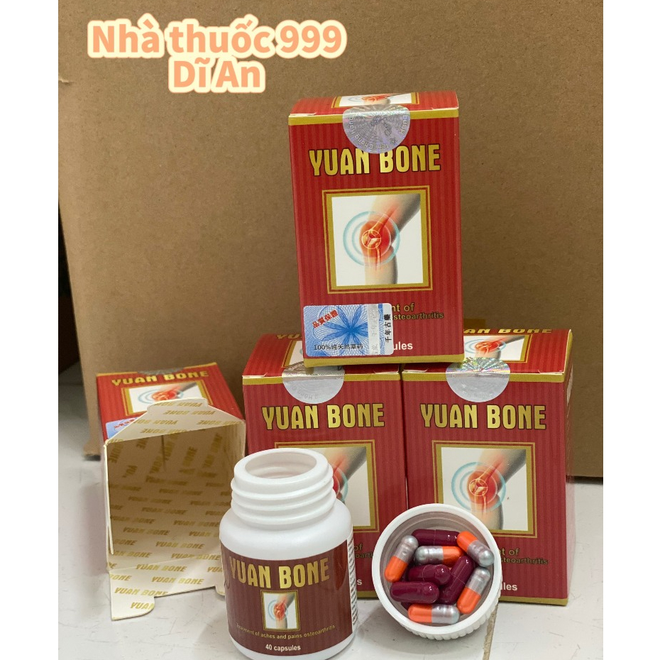 Yuanbone Malaysia - Viên uống hỗ trợ xương khớp - Hộp 40 viên