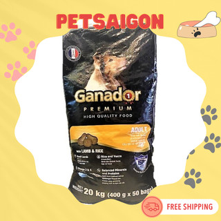 [THỨC ĂN CHO CHÓ] THỨC ĂN GANADOR ADULT VỊ CỪU CHO CHÓ - BAO 20KG
