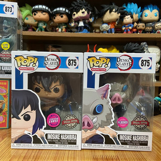 Mô hình funko anime - demon slayer / kimetsu no yaiba - inosuke hashibira / flocked