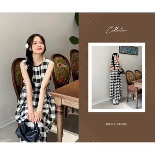 VÁY SUÔNG KẺ CARO