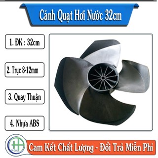Cánh quạt 32cm trục 8 12mm quay thuận lắp cho motor đằng trước
