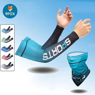 Combo Găng Tay Chống Nắng Dài Và Khăn Trùm Mặt Chống Nắng UV Nam Nữ Thun Lạnh Mát Co Dãn Lái Xe Tiện Dụng - [CB01]