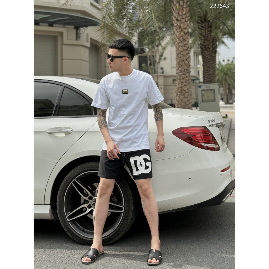 Quần shord Gió L V D G , quần đùi đi biển nam