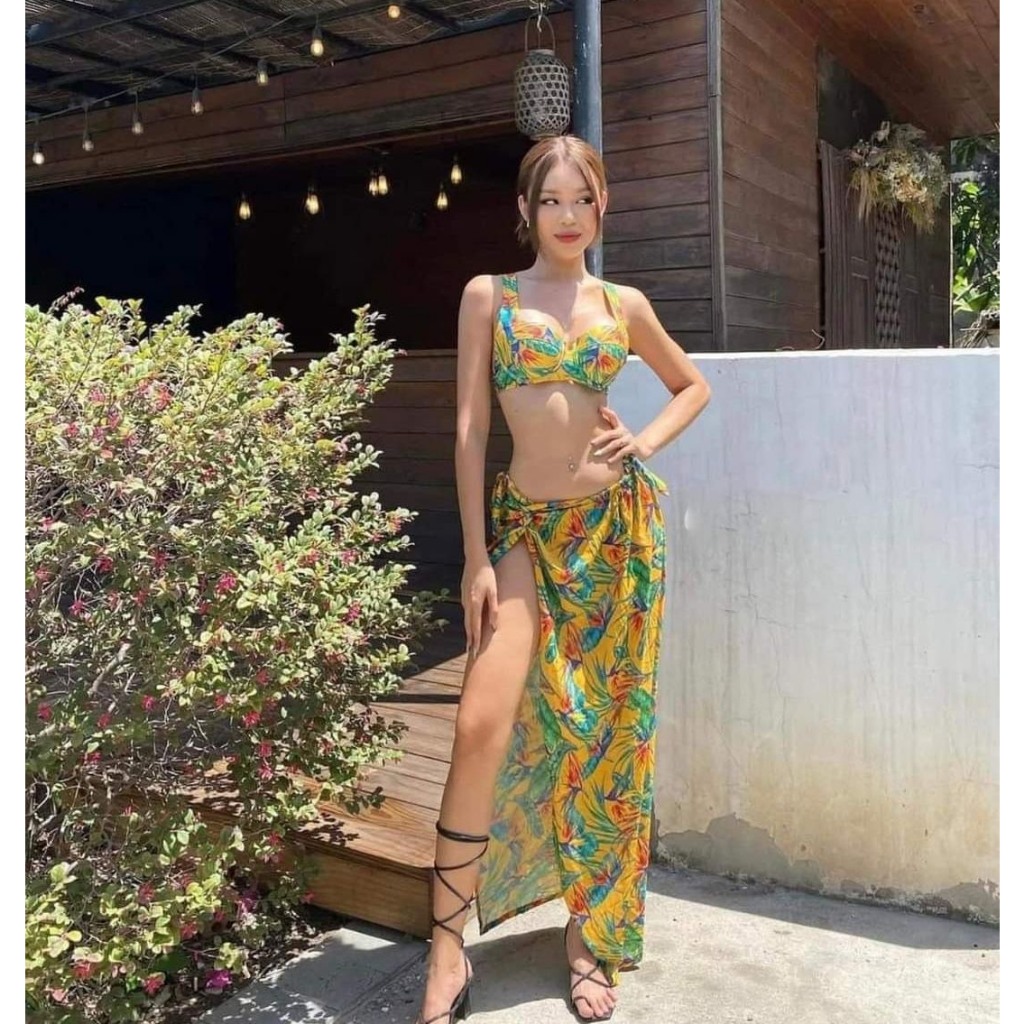 combo chốt live 184 set bikini kèm khăn