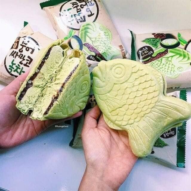 Kem bánh cá trà xanh Hàn Quốc Binggrae Samanco gói 150ml [HN giao hàng hỏa tốc] - Ảnh 3