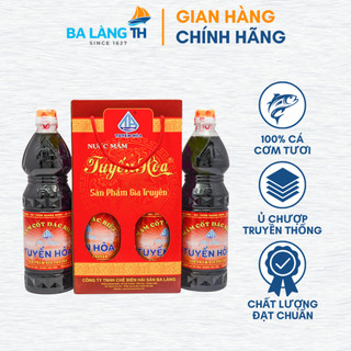 Nước Mắm Cốt Đặc Biệt Ba Làng TH 400 Năm Truyền Thống 900ml Combo 2 Chai
