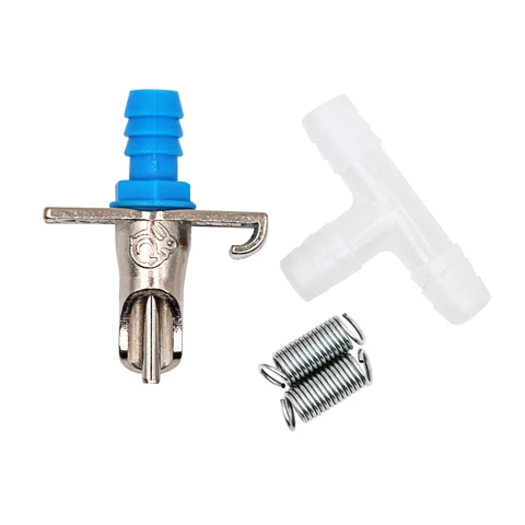 Combo 50 - 20-10 Van (núm) uống tự động cho thỏ, chồn, sóc loại van xanh