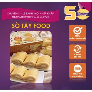 🍌Bánh Bông Lan Cuộn Kem Chuối Bourbon