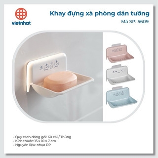 Khay đựng xà bông dán tường 5609, Cốc dán tường tiện ích 6370 Việt Nhật
