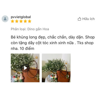 Móc khoá Khủng long Dino keychain da PU < KEY05dino>