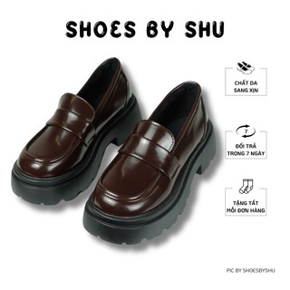 |SẴN HOẢ TỐC + TẶNG TẤT| Giày oxford Shoesbyshu đế răng cưa cao 5cm basic phong cách retro xinh xắn cho nữ
