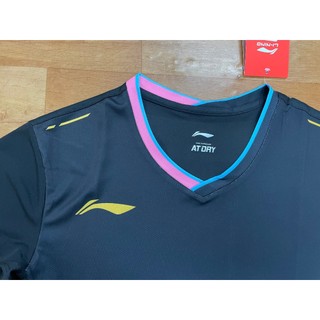 Áo cầu lông Lining 387 Đen (Nam,nữ)