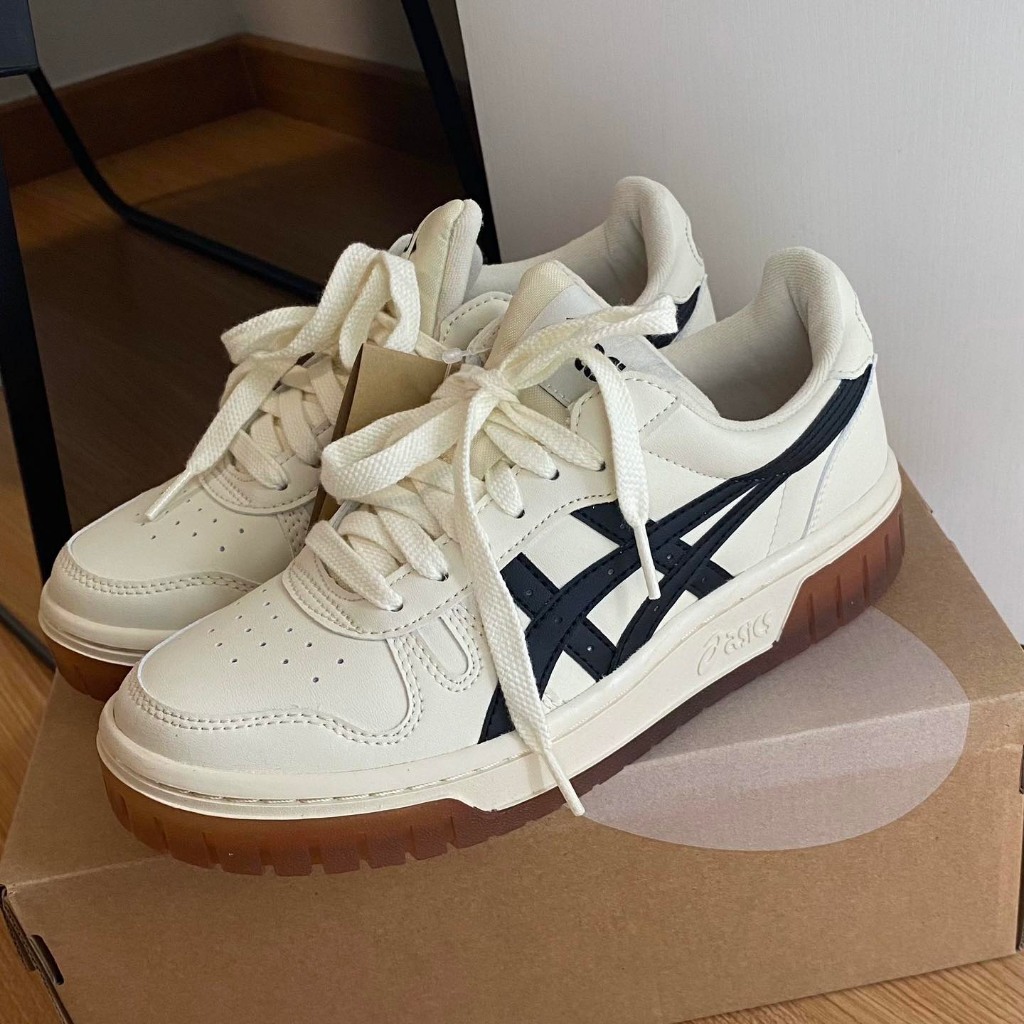 Giày Asics Nam Nữ, Giày Thể Thao Acics Asic Xám Nâu Trắng Hàng Bản Cao Cấp Full Box Bill - Niceshoes | BigBuy360 - bigbuy360.vn