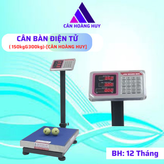 Cân bàn điện tử NiNDA-(150Kg& 300kg) dùng cho cân hàng hóa được làm bằng thép không gỉ [ CÂN HOÀNG HUY ]