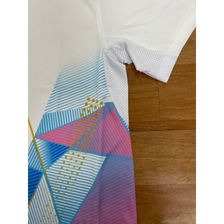 Áo cầu lông Lining 387 Trắng (Nam,nữ)