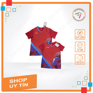 Áo cầu lông lining 387 đỏ