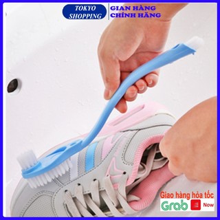 Bàn chải giặt giày, giặt quần áo 2 đầu siêu tiện dụng