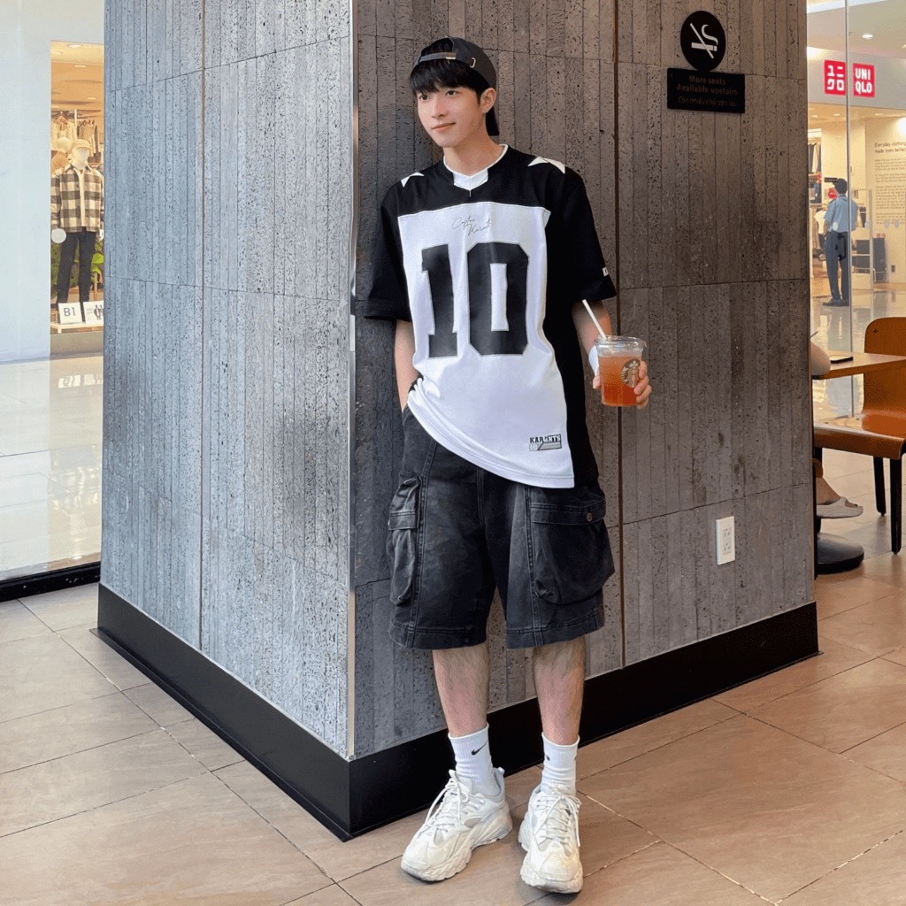 Áo thun phối bóng đá Karant số 10 nam nữ chất liệu cotton 100%,Áo thun bóng đá T028 | BigBuy360 - bigbuy360.vn